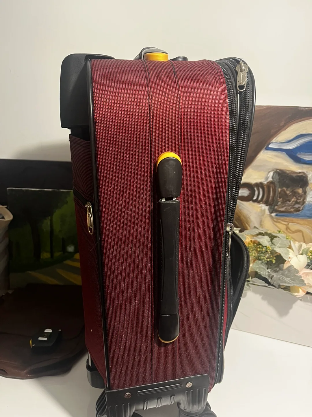 Red Rolling Suitcase - 21 Inches image indicator(3)