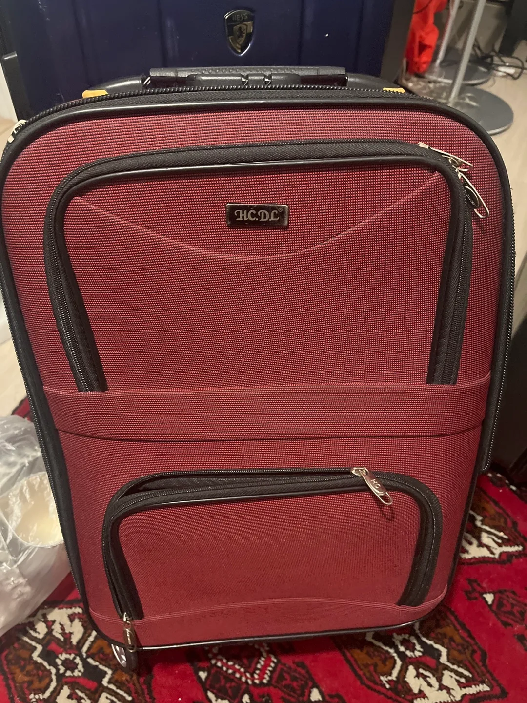 Red Rolling Suitcase - 21 Inches image indicator(8)