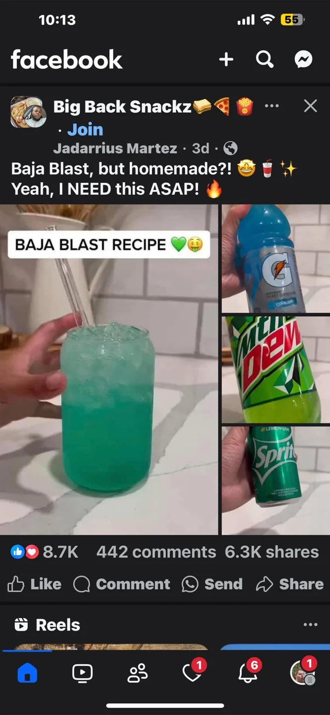 Baja Blast Recipe Ingredients: Gatorade, Mountain Dew, Sprite
