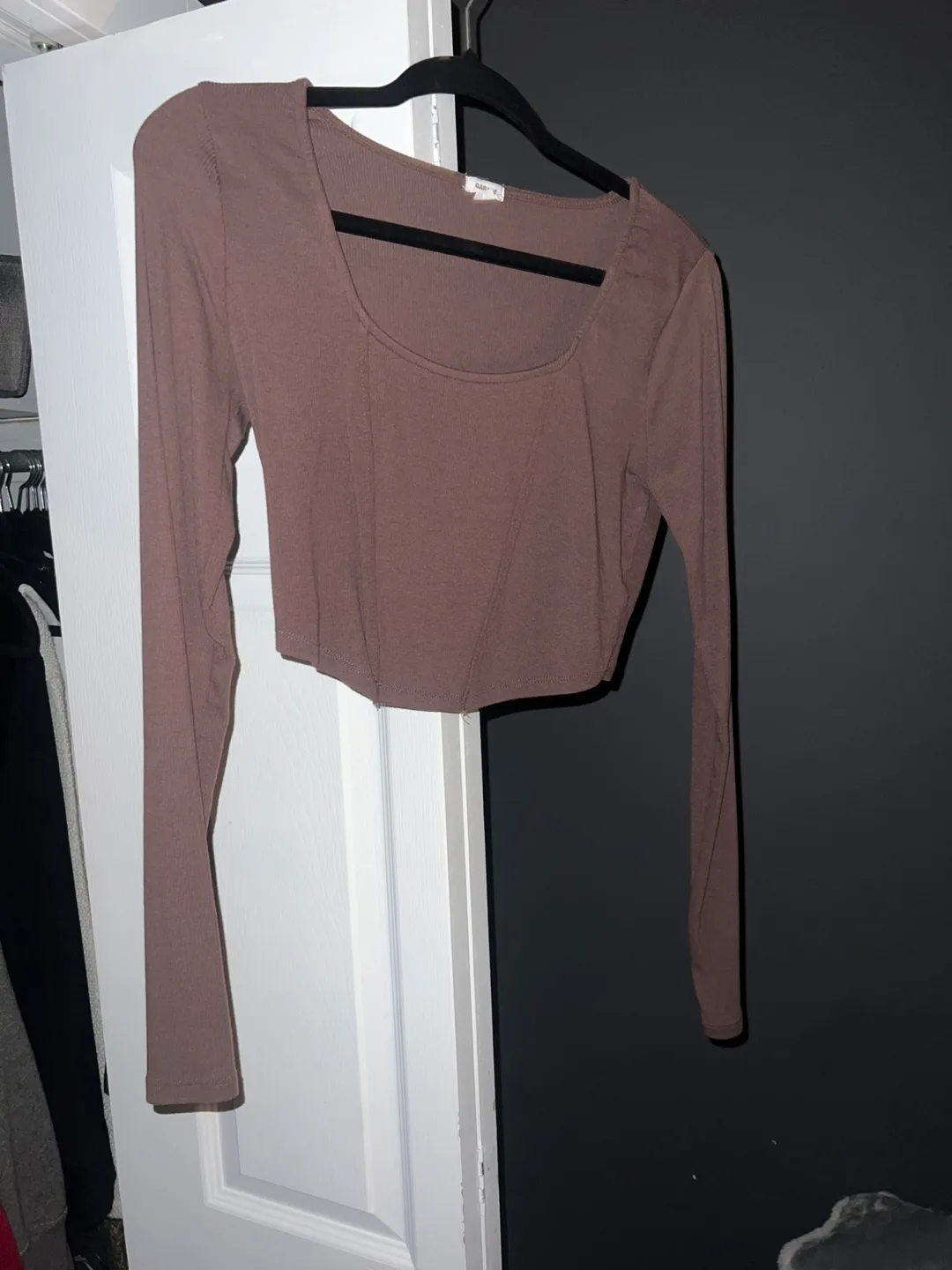Garage Brown Long Sleeve Top thumbnail