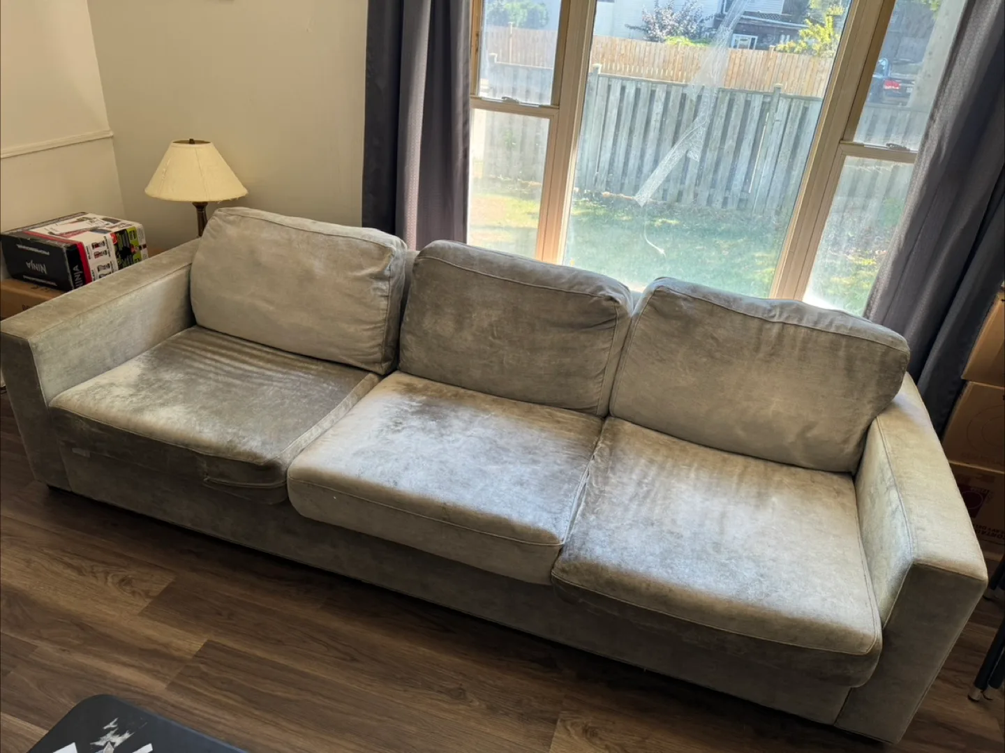 Grey 3-Seater Sofa thumbnail