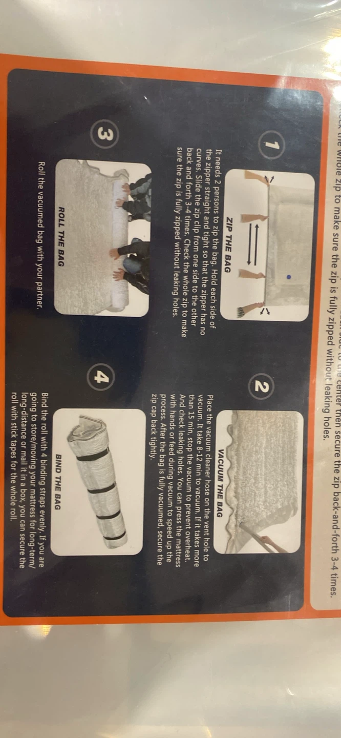 Queen size Mattress Vacuum Bag - Space Saver - photo 2