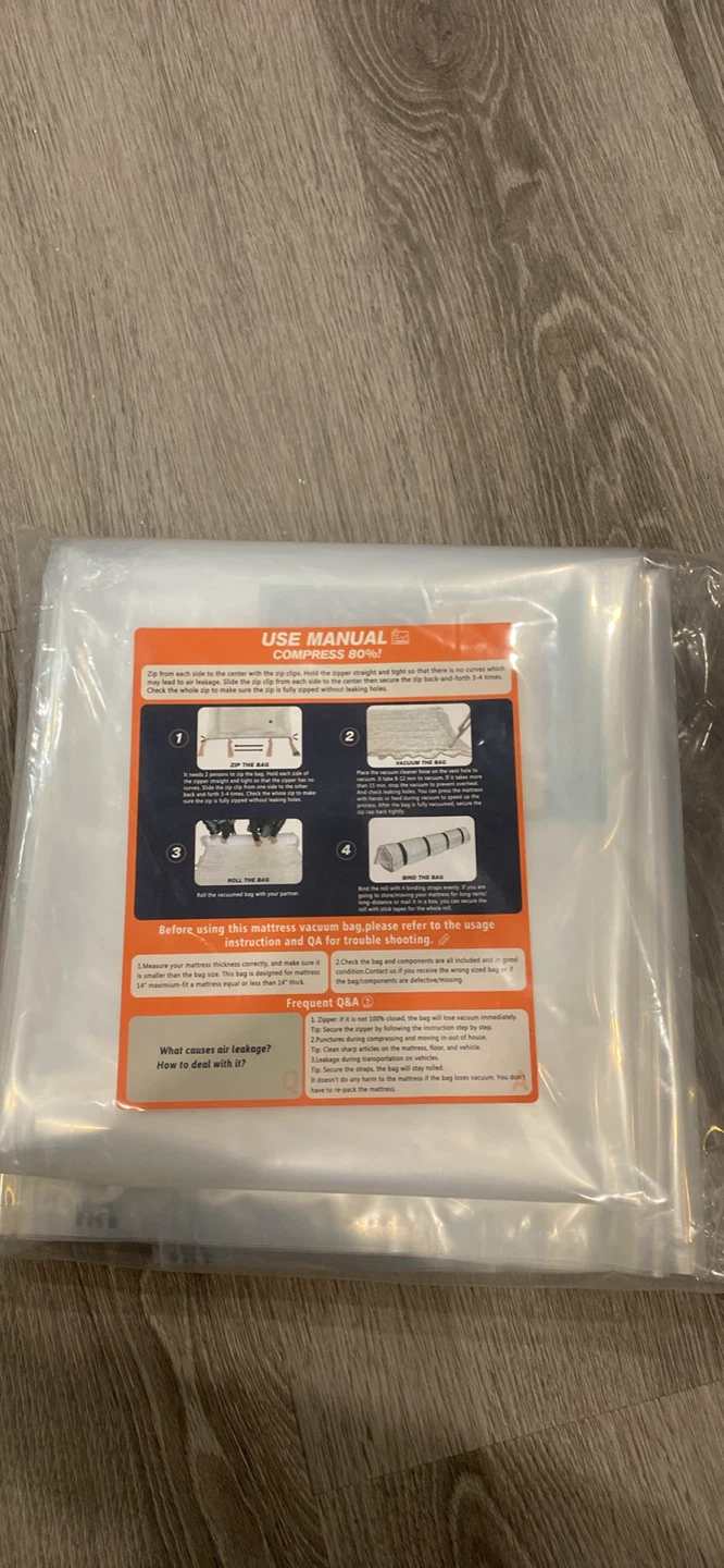 Queen size Mattress Vacuum Bag - Space Saver - photo 3