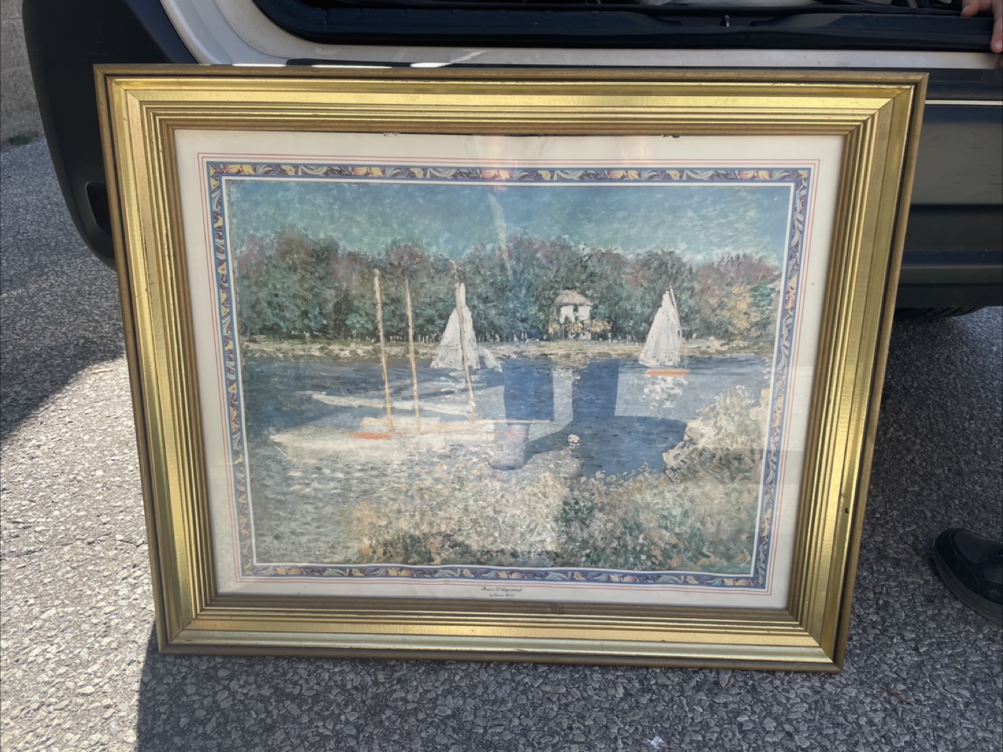Claude Monet "Bassin D'Argenteuil" Framed Print