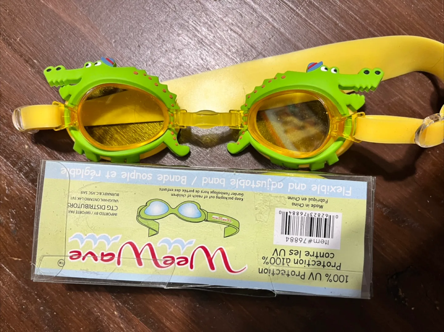 New Crocodile Swim Goggles Boys thumbnail