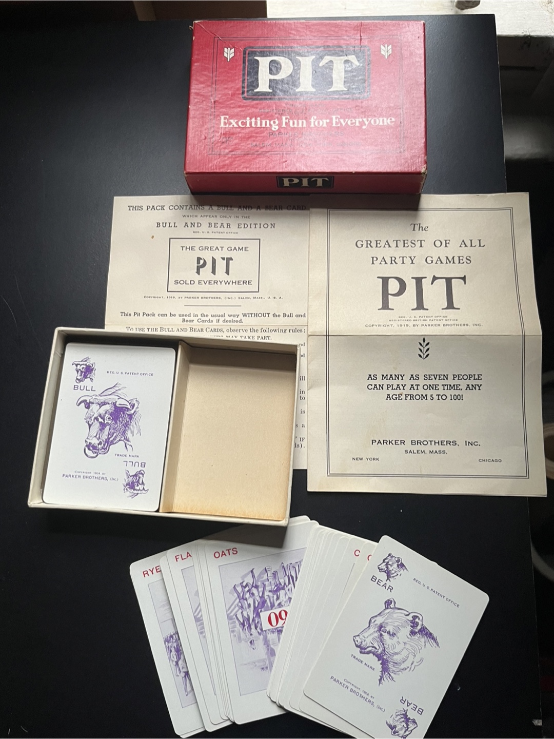 Vintage Parker Brothers Card Games
