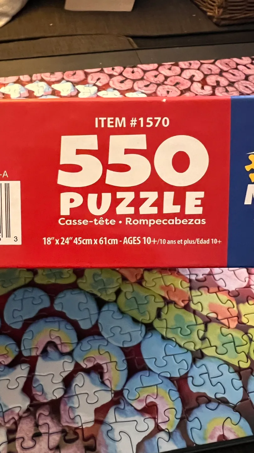 Jigsaw Puzzle - Lucky Charms Cereal - 550 Pieces: 18” X 24” image indicator(4)