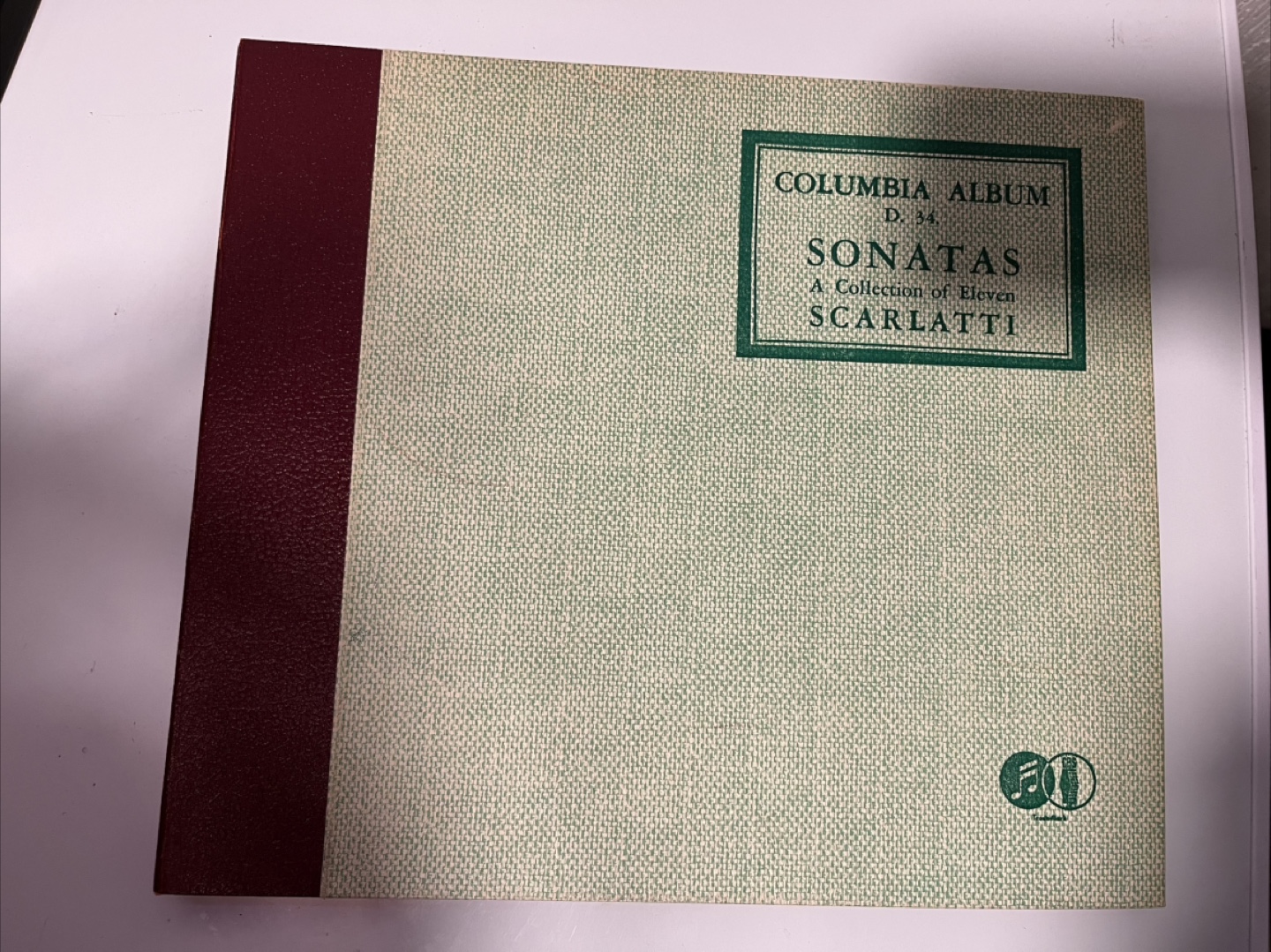 Columbia Album D-14 Sonatas by Scarlatti Vinyl Record Set