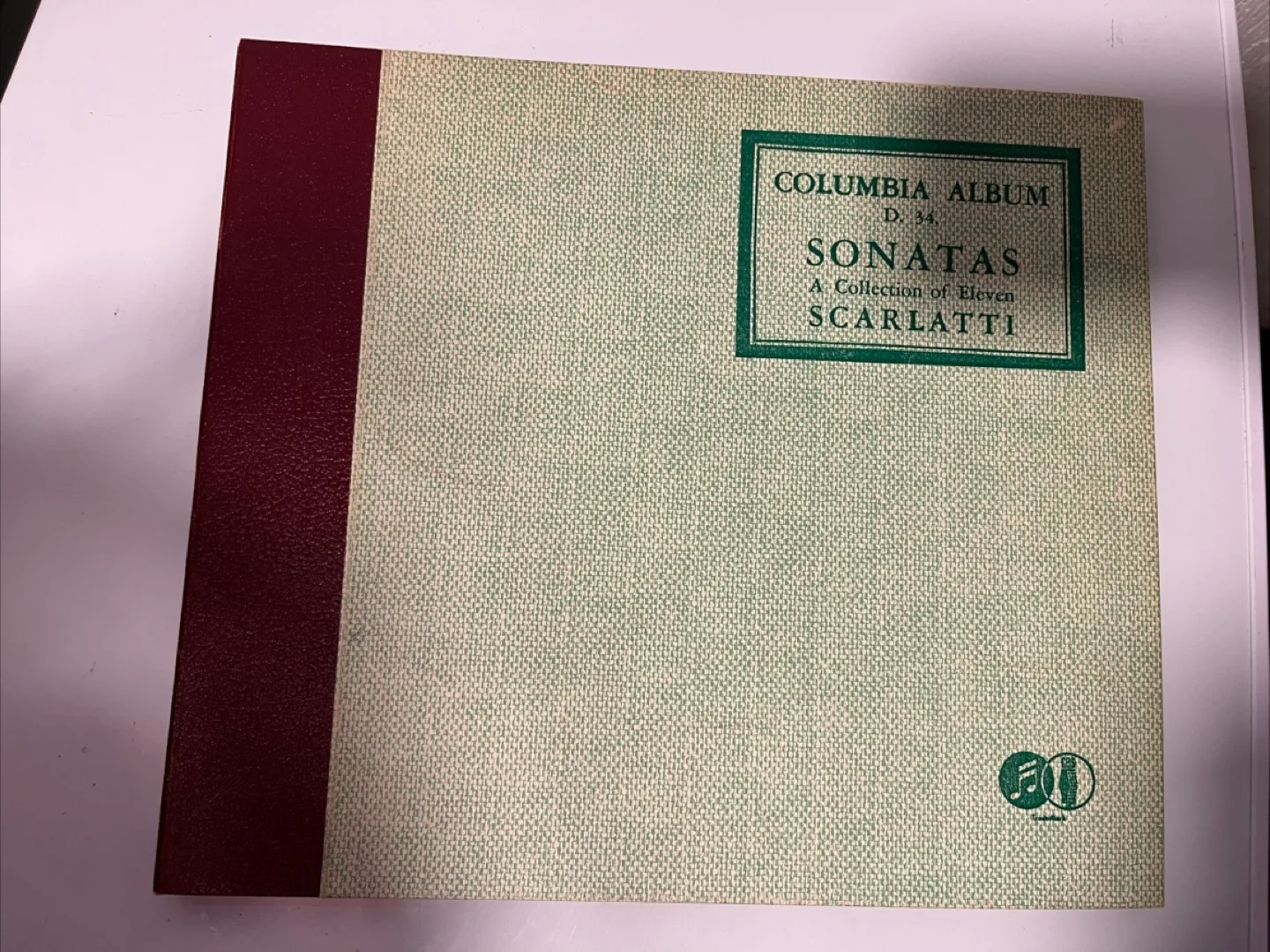 Columbia Album D-14 Sonatas by Scarlatti Vinyl Record Set thumbnail