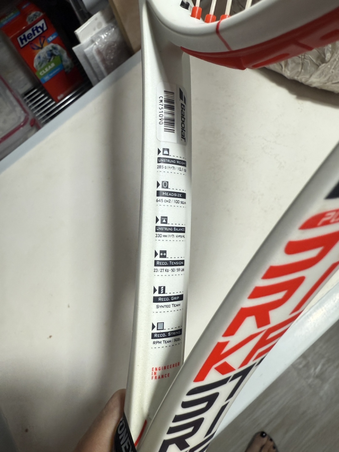 Babolat Pure Strike Tennis Racquet - photo 2