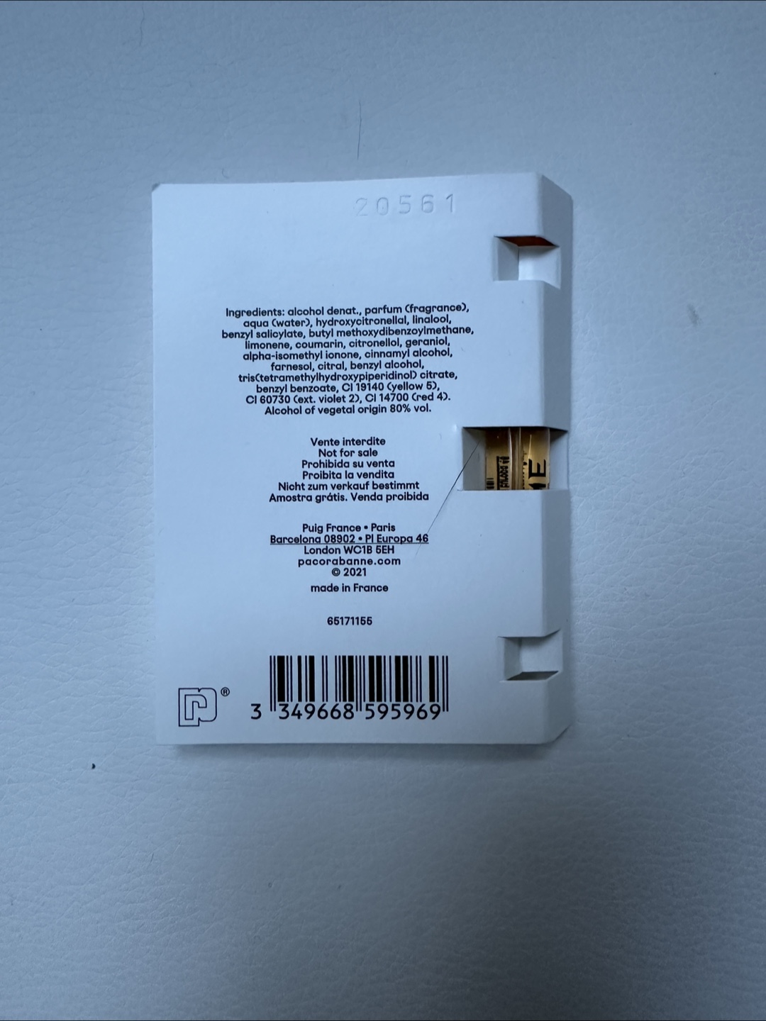 Fame Eau de Parfum Sample #freecycle - photo 2