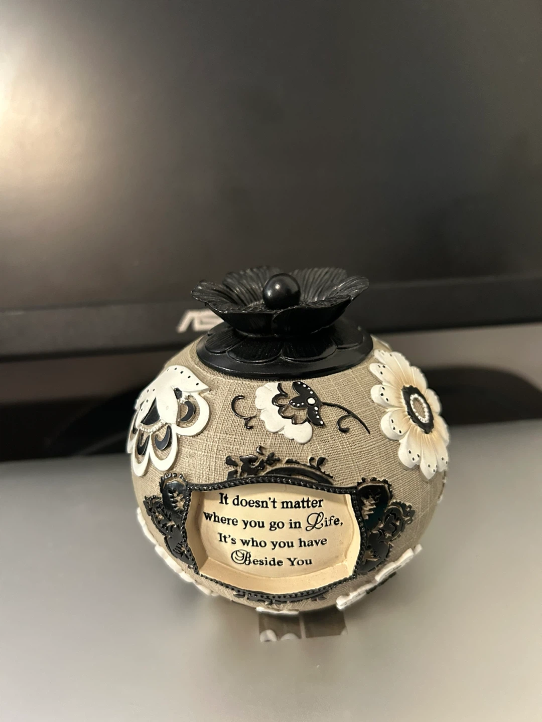 Decorative Floral Candle Holder