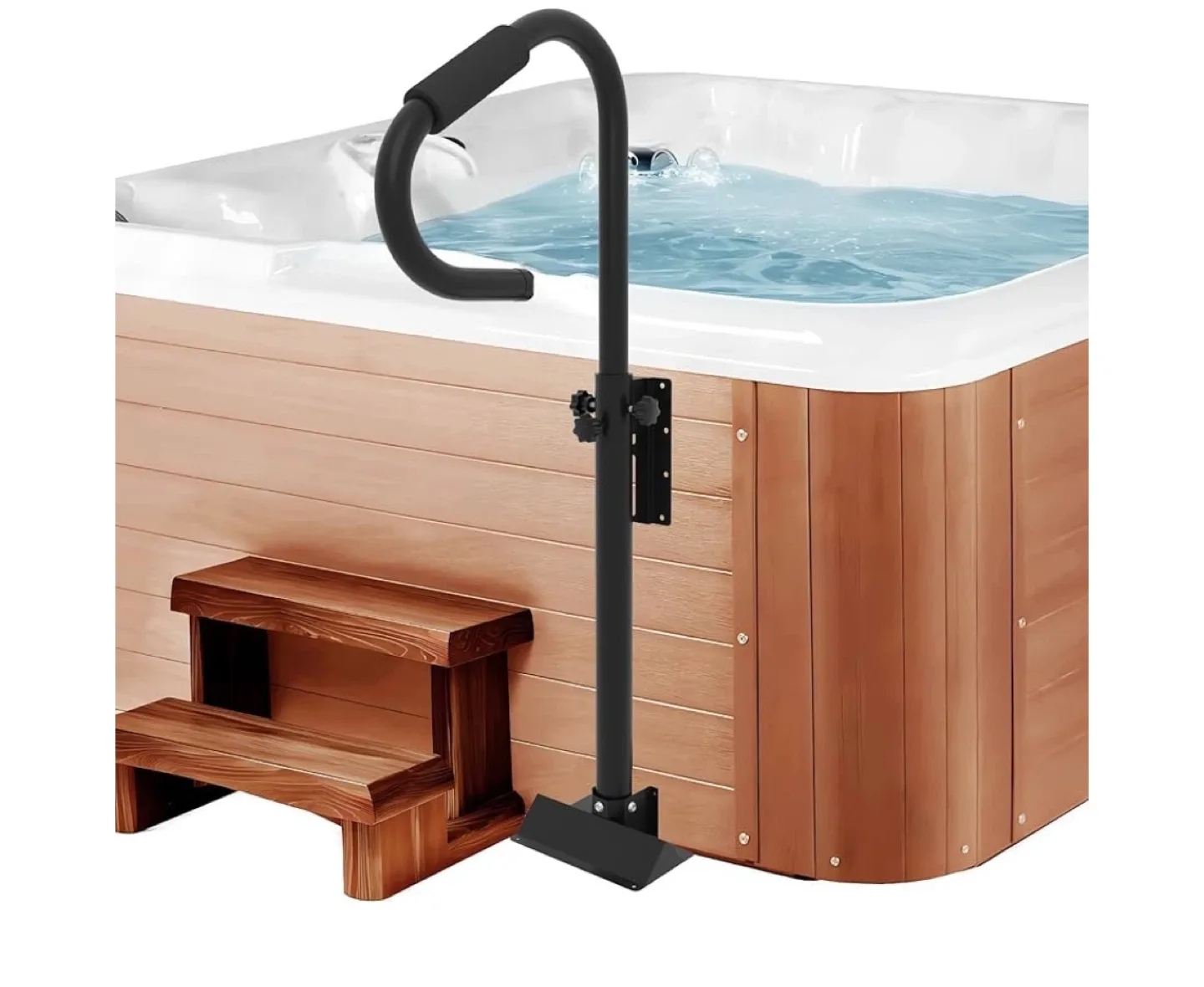 Hot Tub Handrail Grab Bar - Adjustable Height thumbnail
