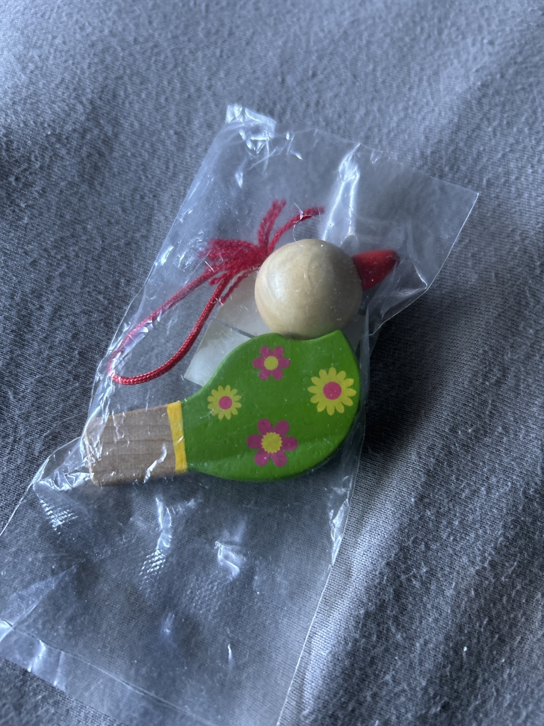 Wooden Bird Whistle Toy - New