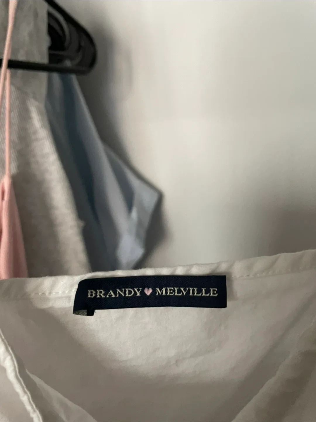 Brandy Melville Tops - Navy Polka Dot & White image indicator(4)