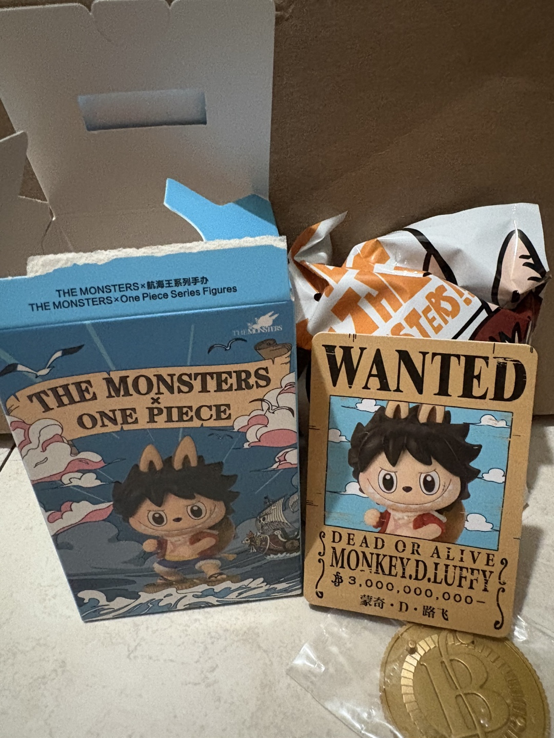 The Monsters x One Piece Series Luffy Figure