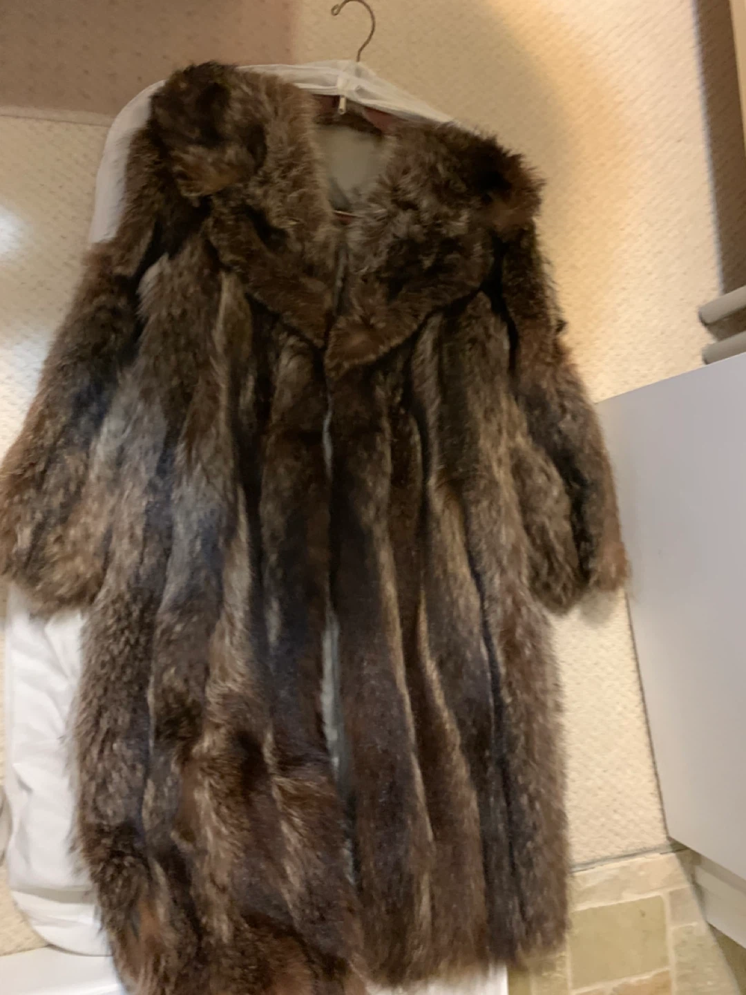 Brown Raccoon Coat