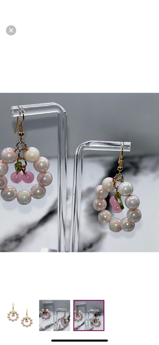 Pearl and Gemstone Earrings - photo 2