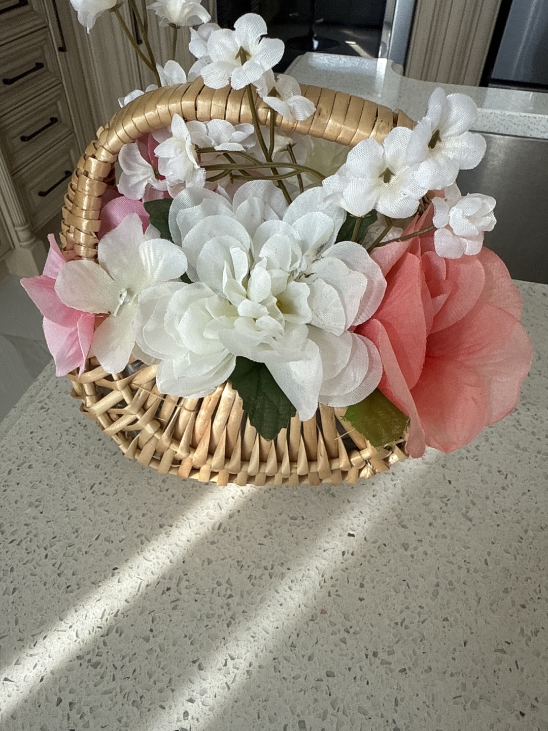 Wicker Flower Basket