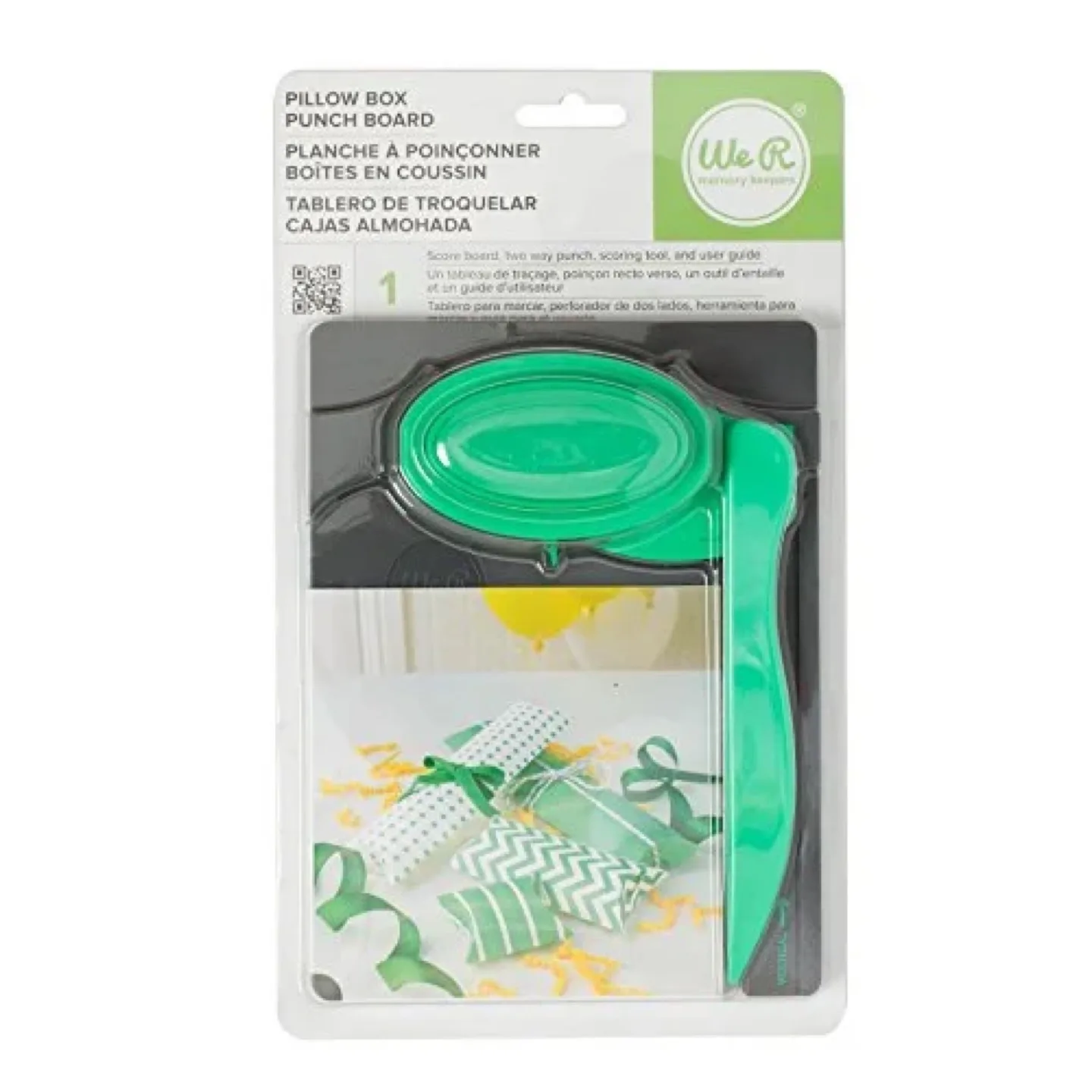 We R Memory Keepers Pillow Box Punch Board