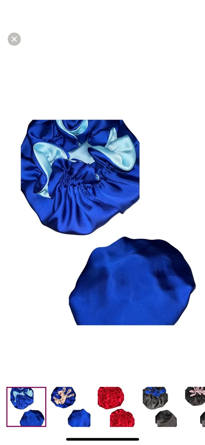 100% Silk Sleep Bonnet thumbnail