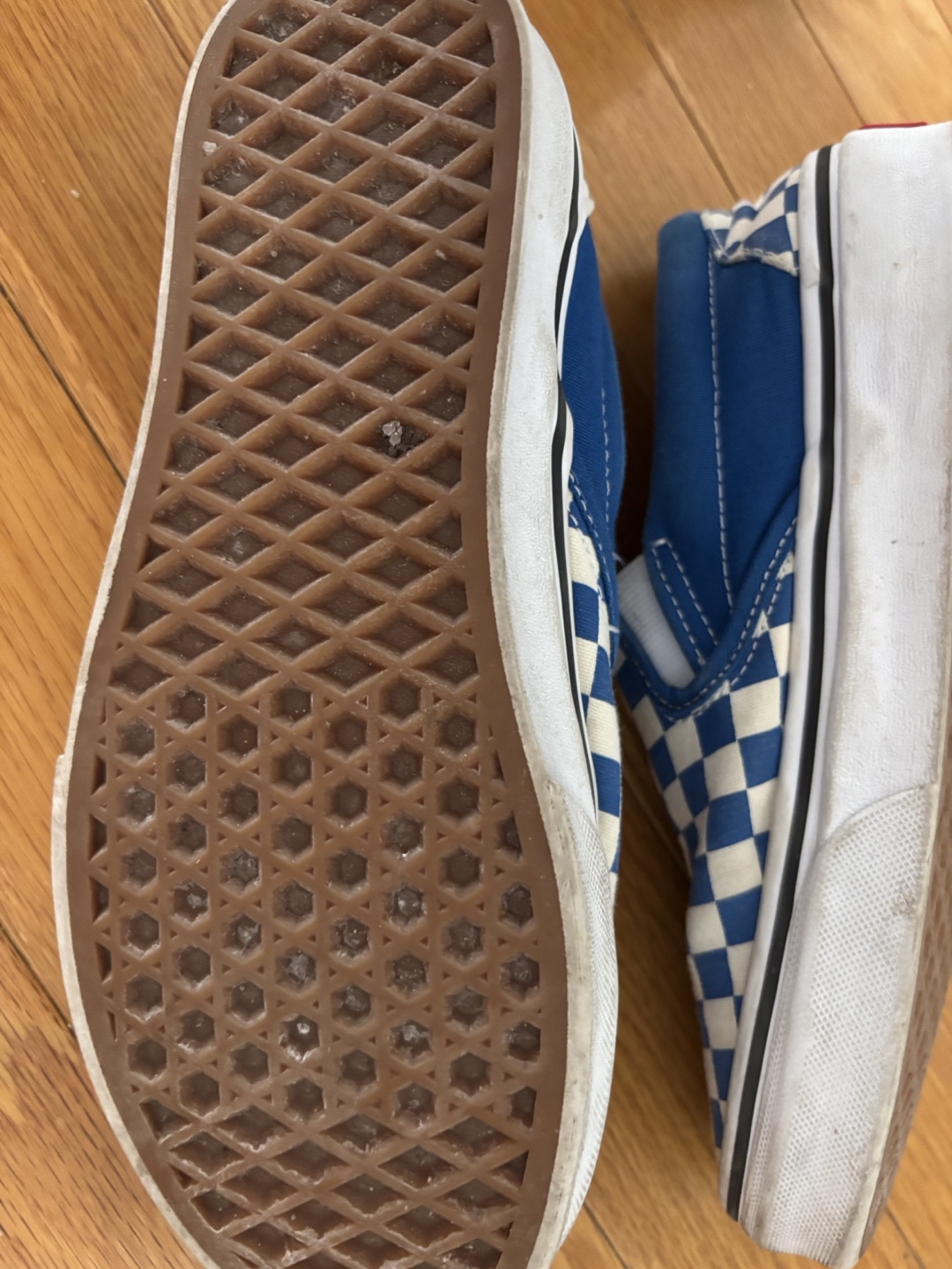 Vans Slip-On Blue/White Checkered - Size 6.5 - photo 3