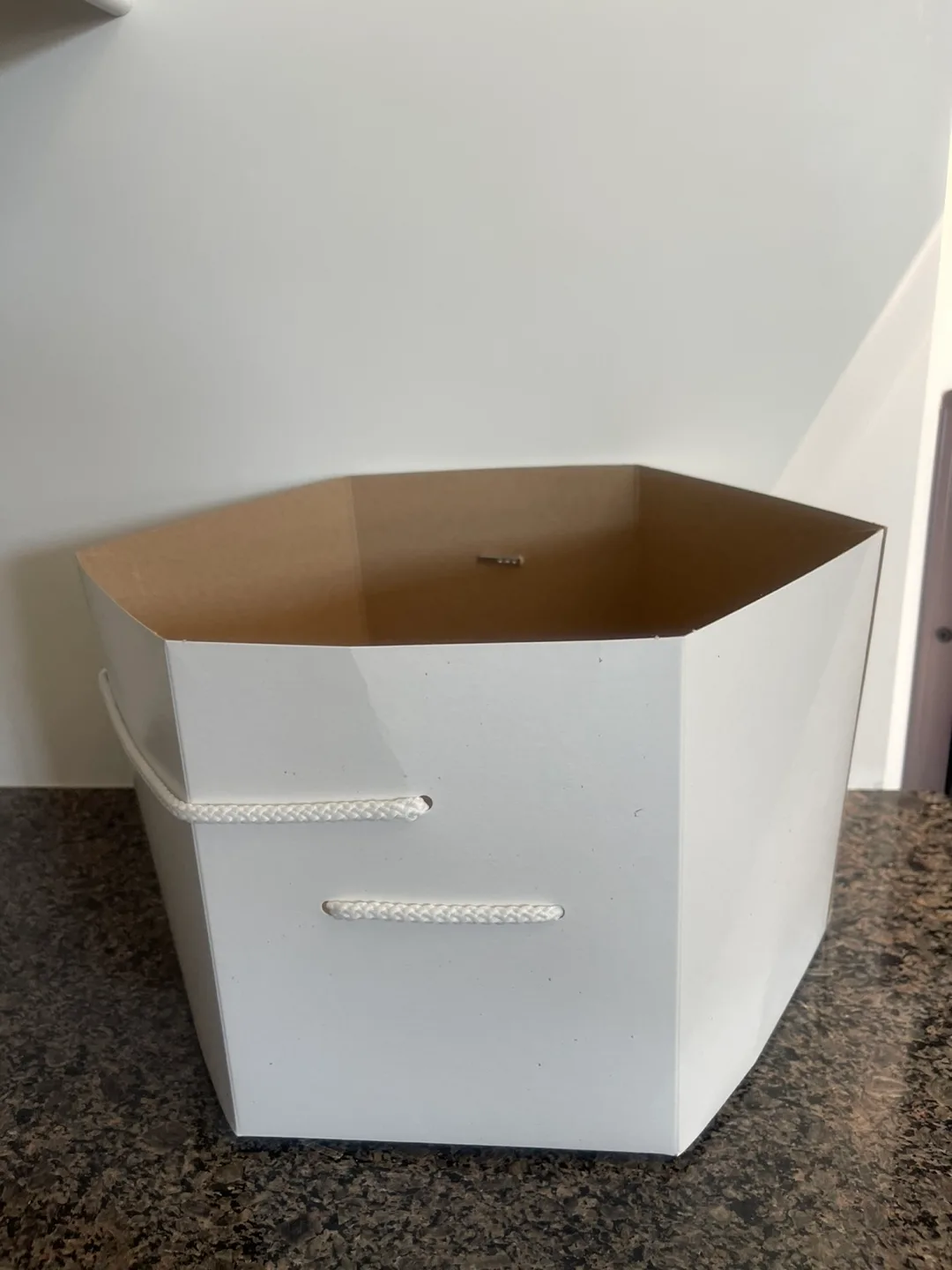 FULL CASE - 25 White Hexagon Gift Boxes image indicator(2)