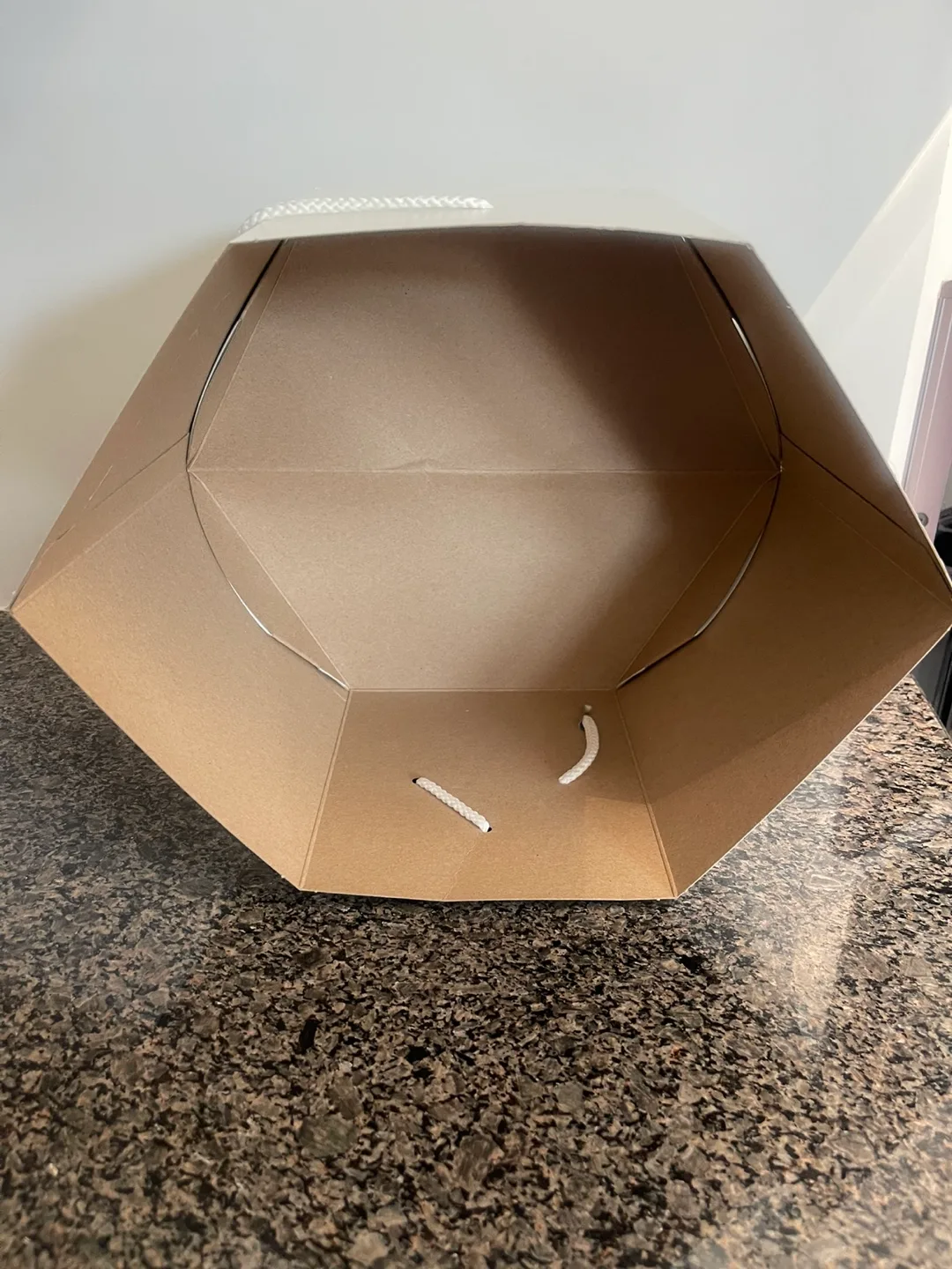 FULL CASE - 25 White Hexagon Gift Boxes image indicator(3)