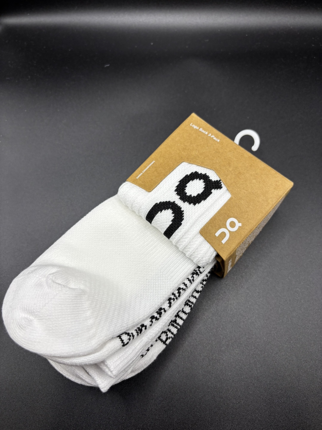 ON - Logo Socks 3@ in a Pack - Size M