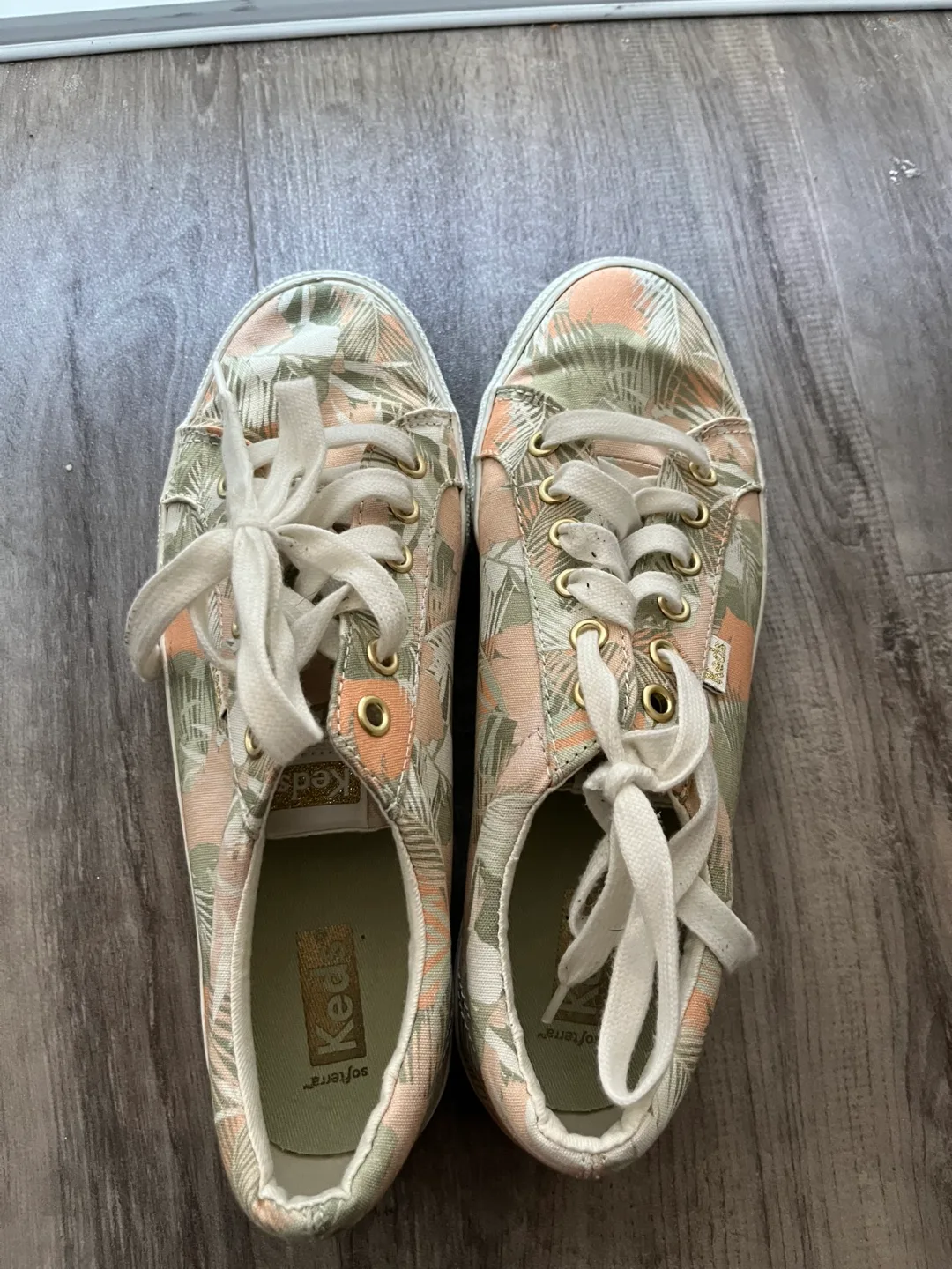 Keds Women's Size 8.5 Floral Print Sneakers thumbnail