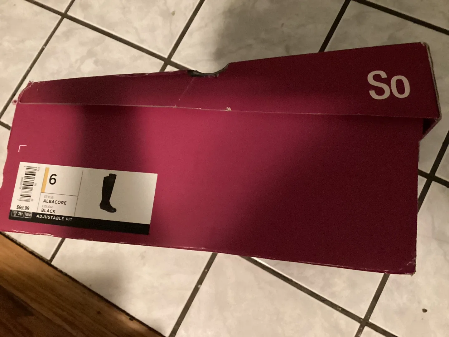 New So Albacore Black Knee High Boots - Size 6 image indicator(2)