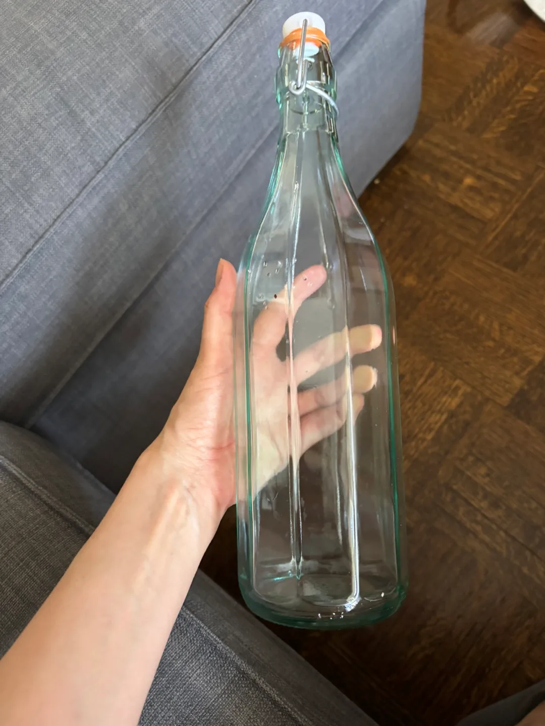 Free Glass Bottle with Stopper thumbnail