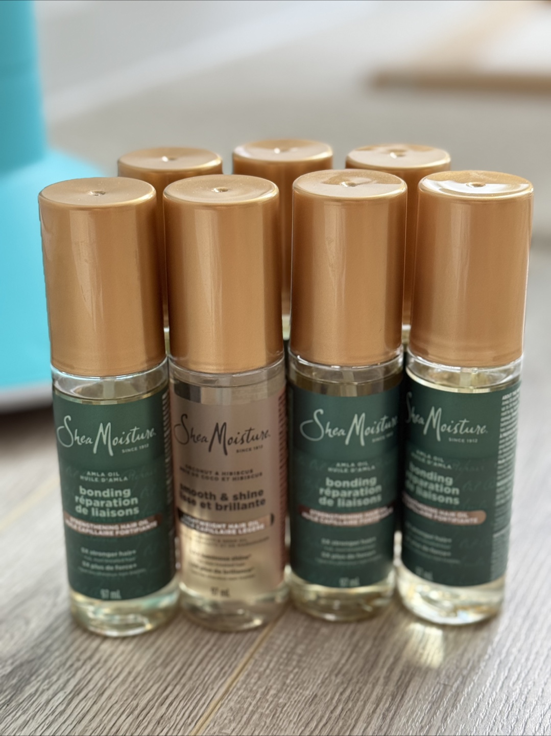 7 bottles of Shea Moisture Bonding Repair Hair Oil