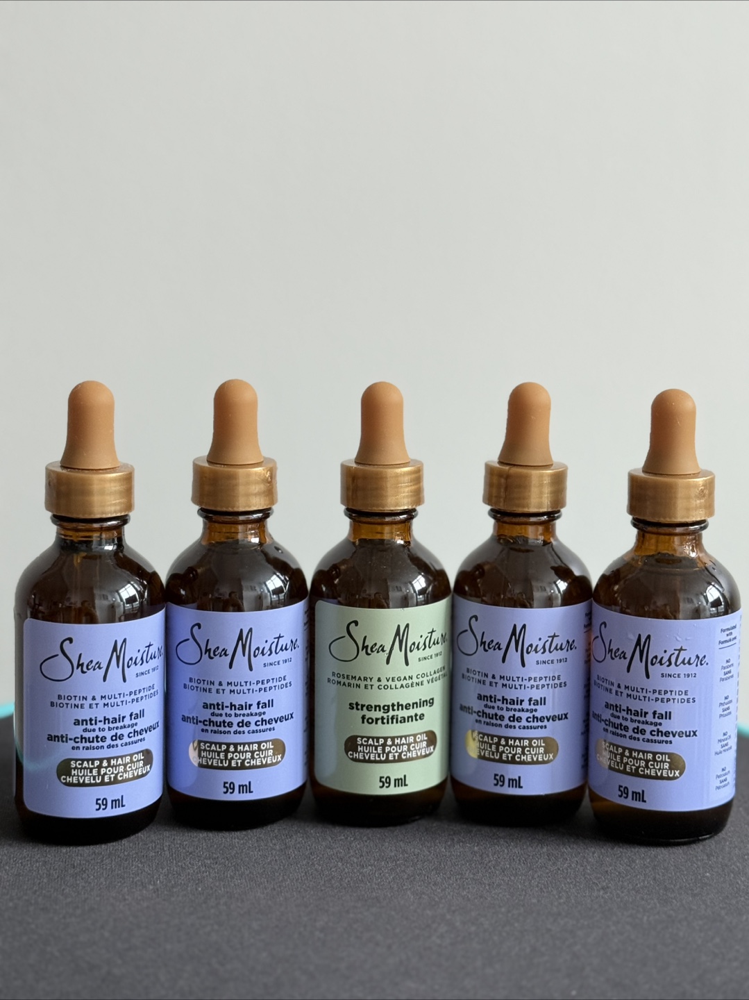 5 bottles of anti-hair fall scalp&hair oil