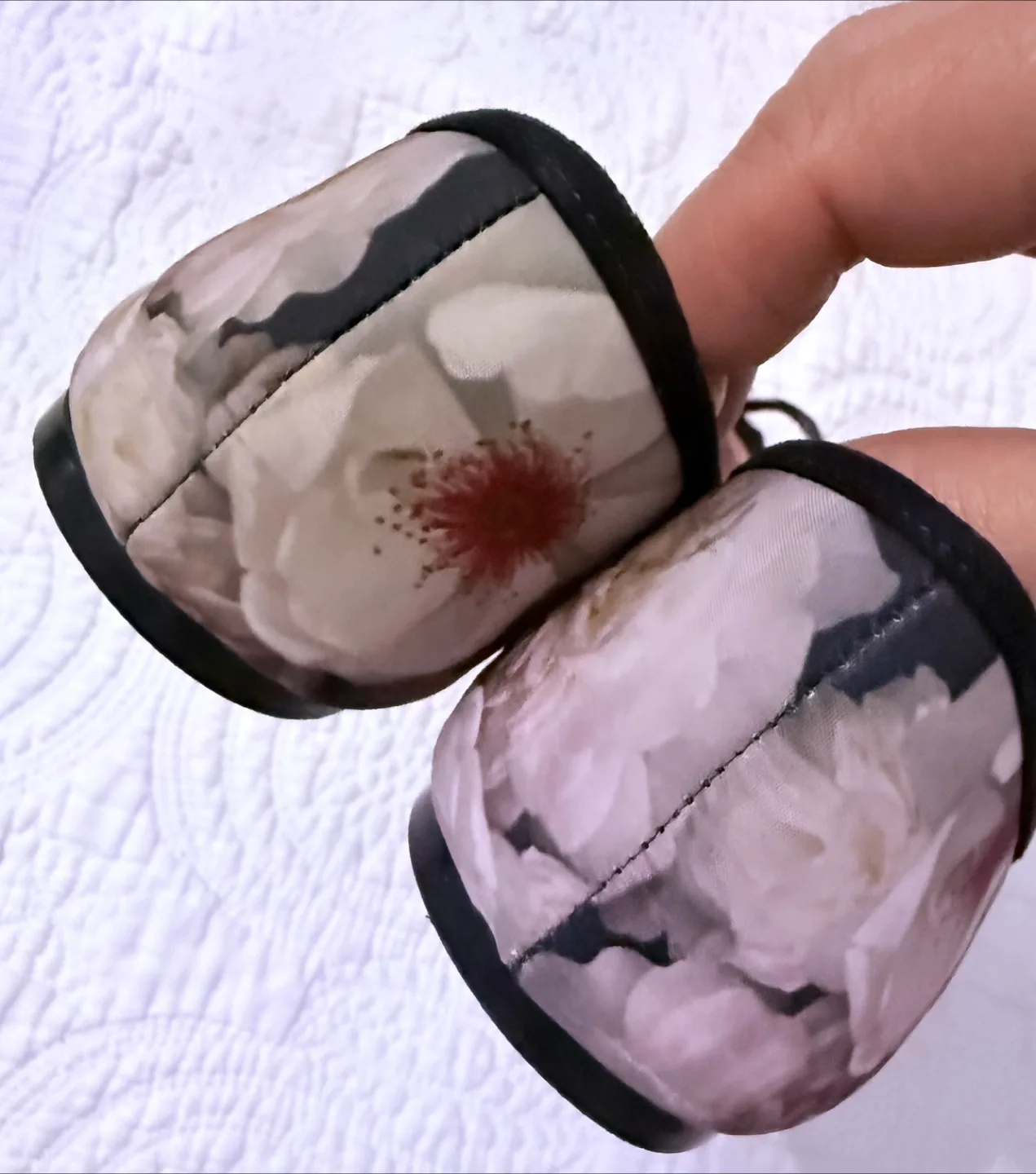 Ted Baker Black Floral Ballet Flats, Size 7.5 image indicator(6)