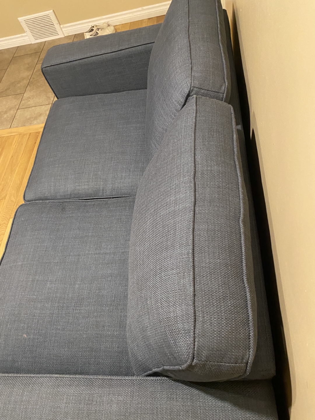 Modern Large Size Blue Loveseat Sofa (CAN DELIVER) - photo 5