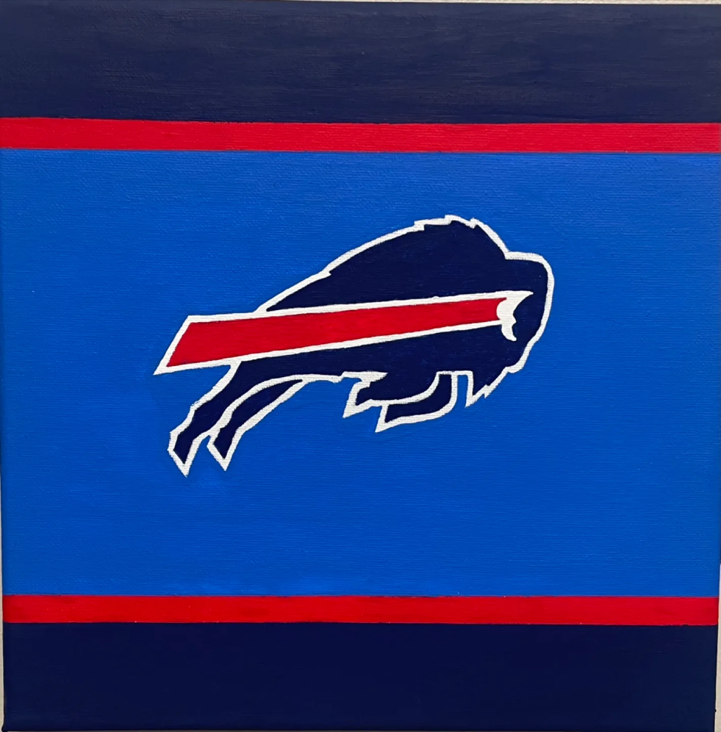 Hand painted NFL Team Logo Paintings