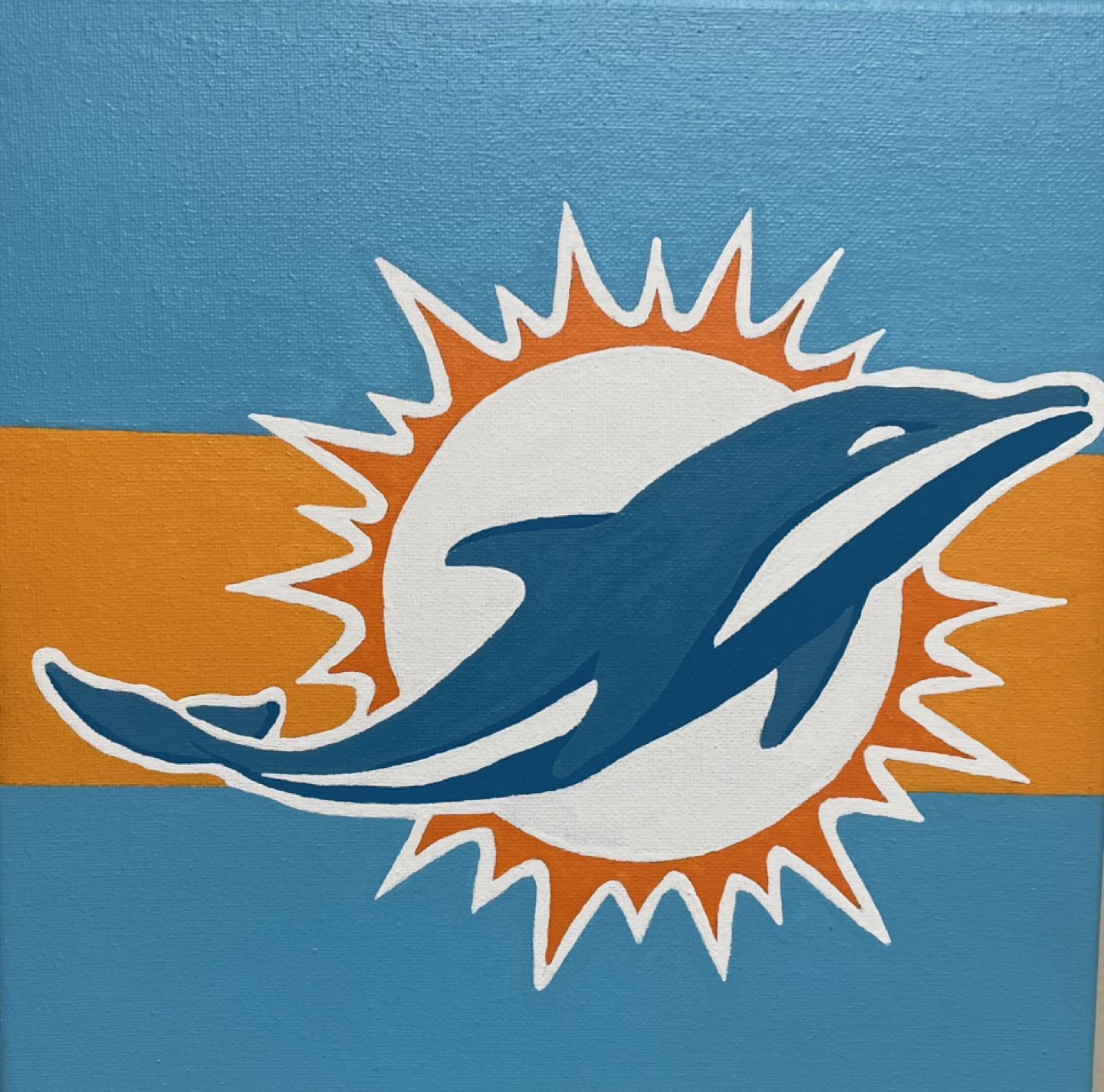 Hand painted NFL Team Logo Paintings - photo 2
