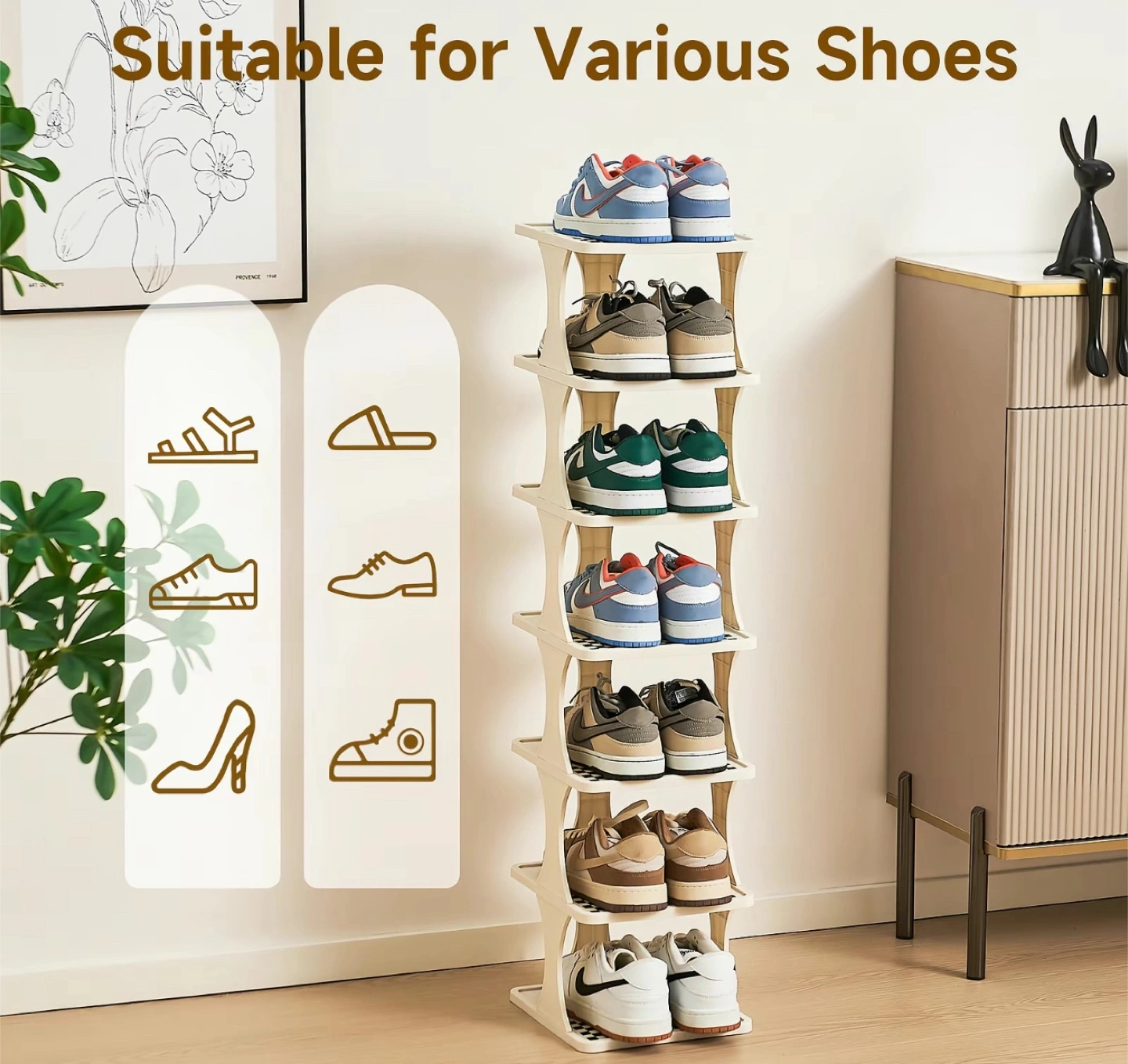 Shoe Rack - Holds Various Shoes