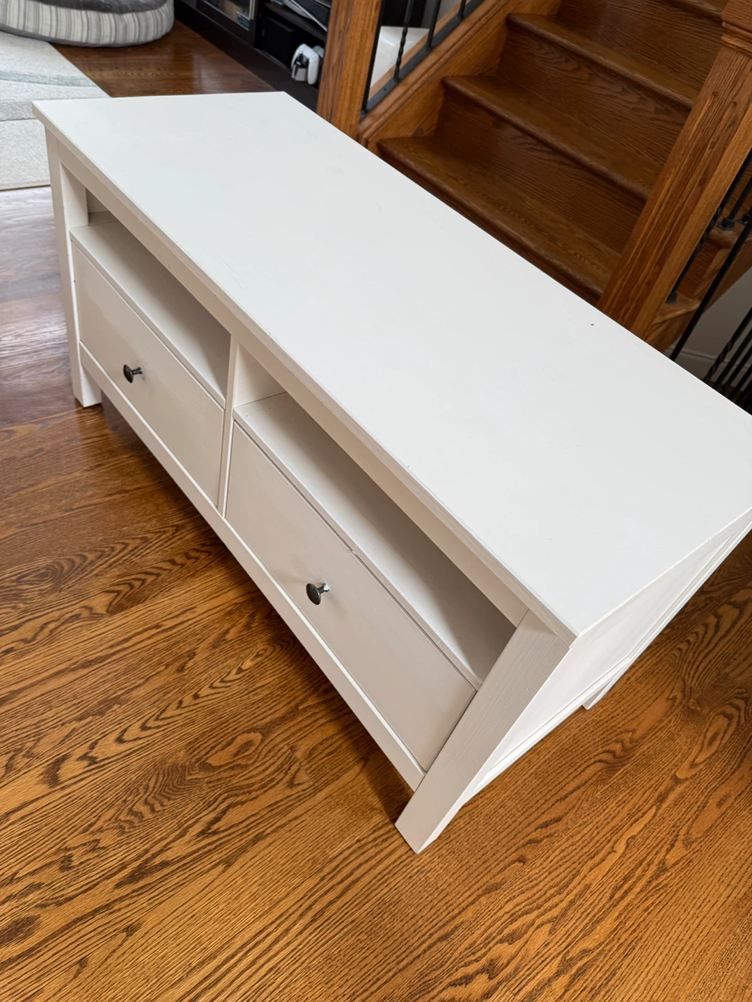 IKEA Hemnes White TV Stand - photo 4