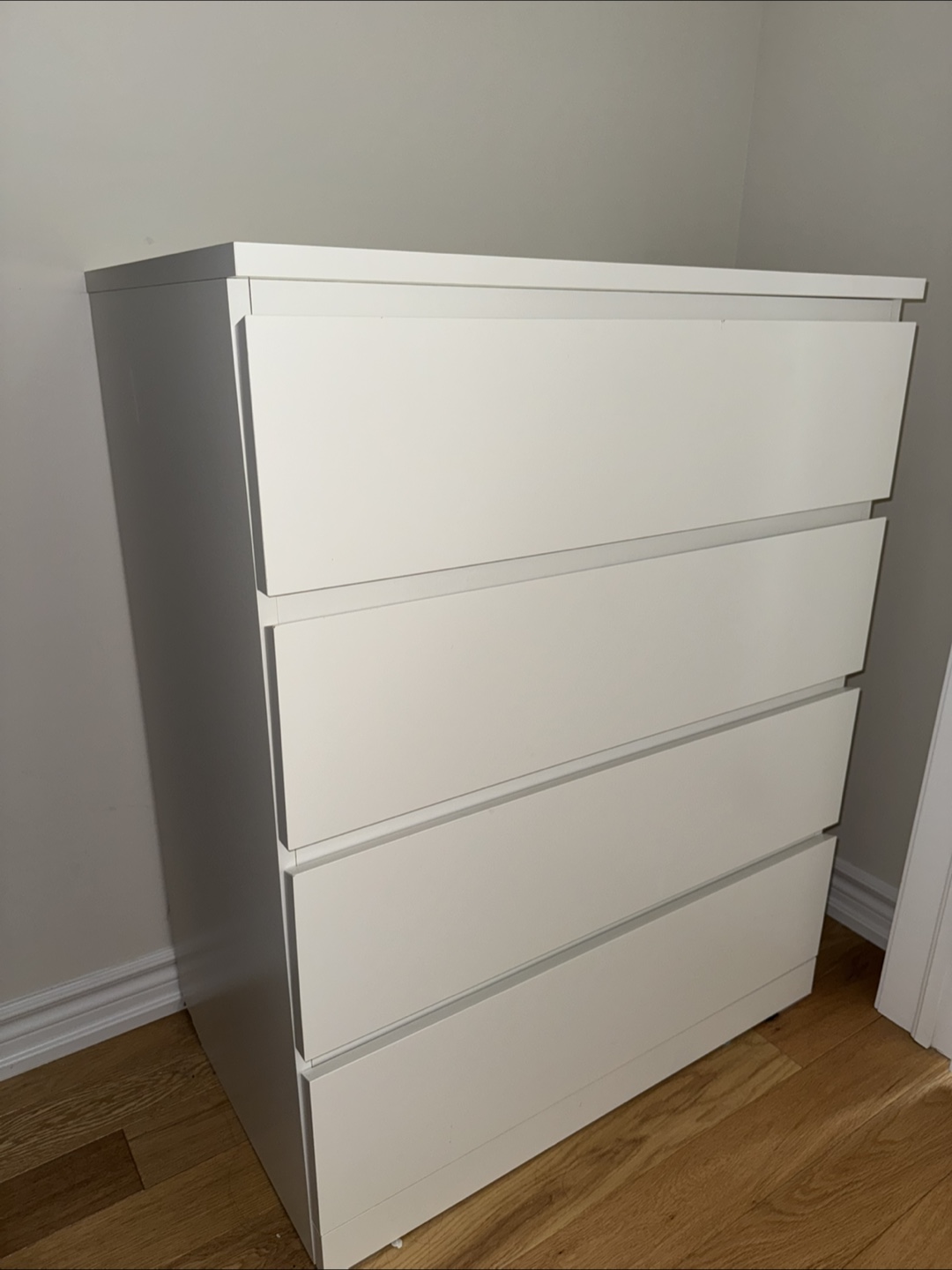 IKEA White 4-Drawer Dresser - photo 3