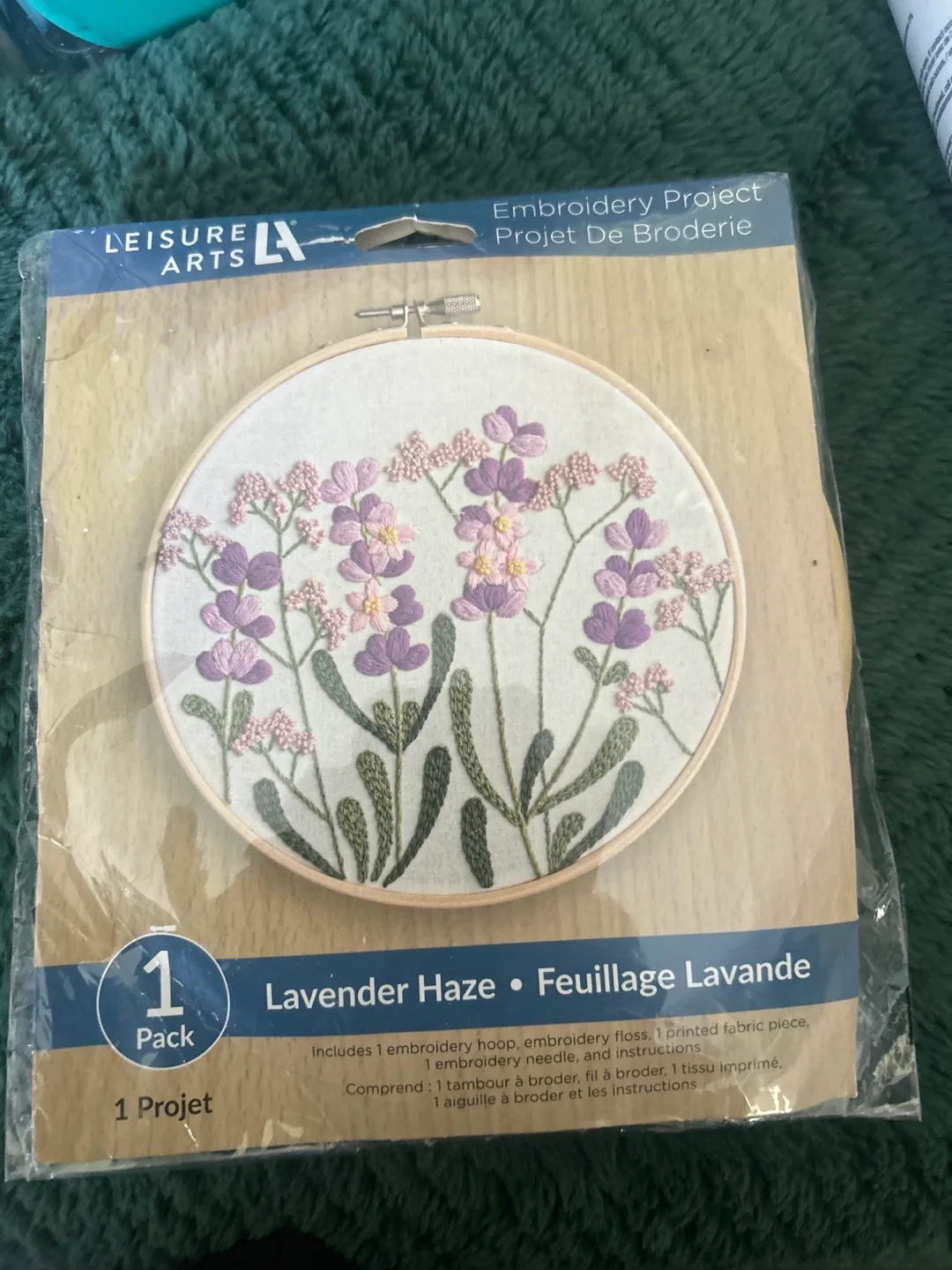 Leisure Arts Lavender Haze Embroidery Project - New thumbnail