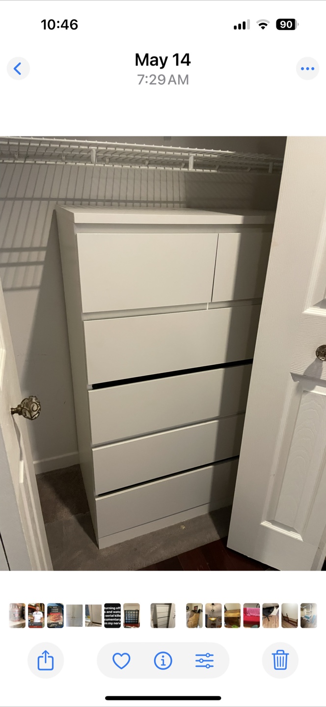 IKEA STORKLINTA 6-Drawer Chest, White