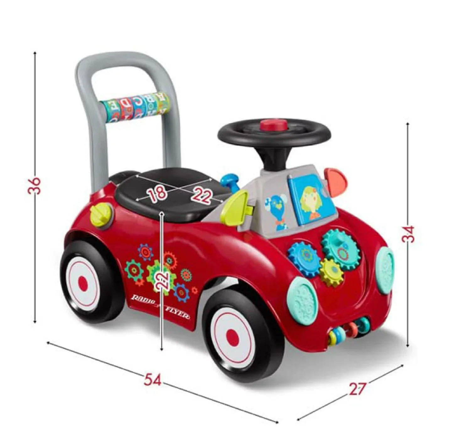 Radio Flyer Busy Buggy Ride-On Toy image indicator(8)