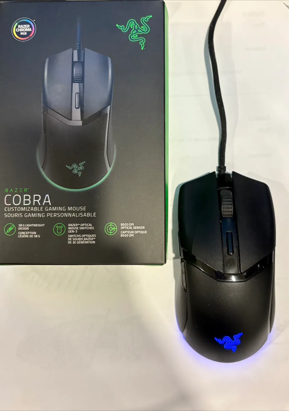 Razer Cobra Wired Gaming Mouse thumbnail