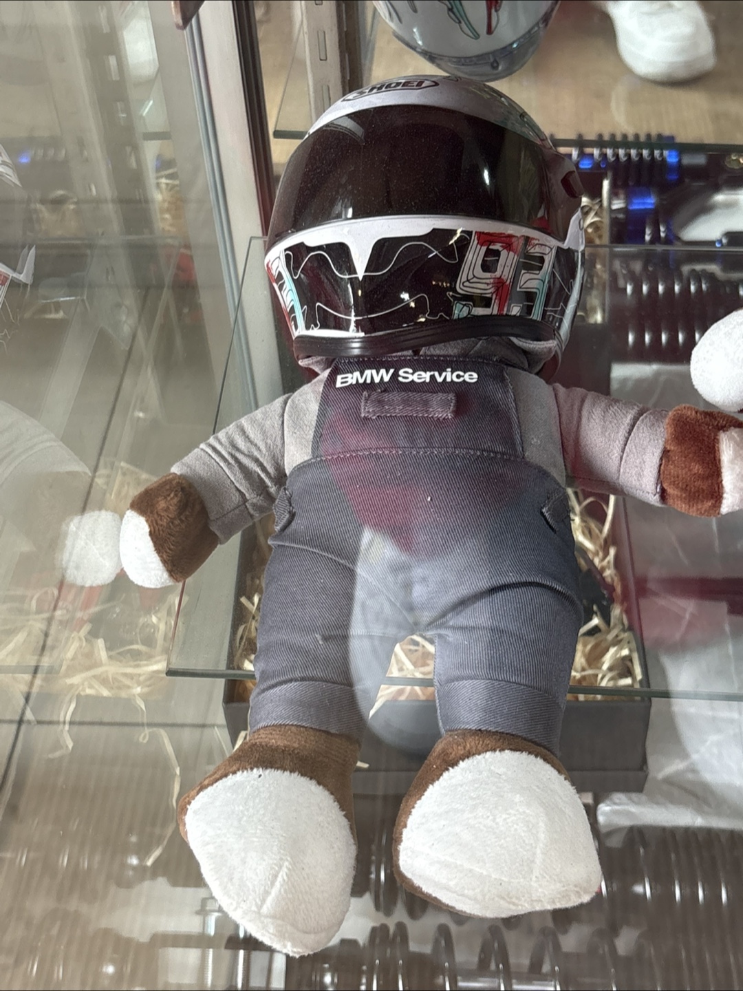 BMW Service Plush Doll with Helmet