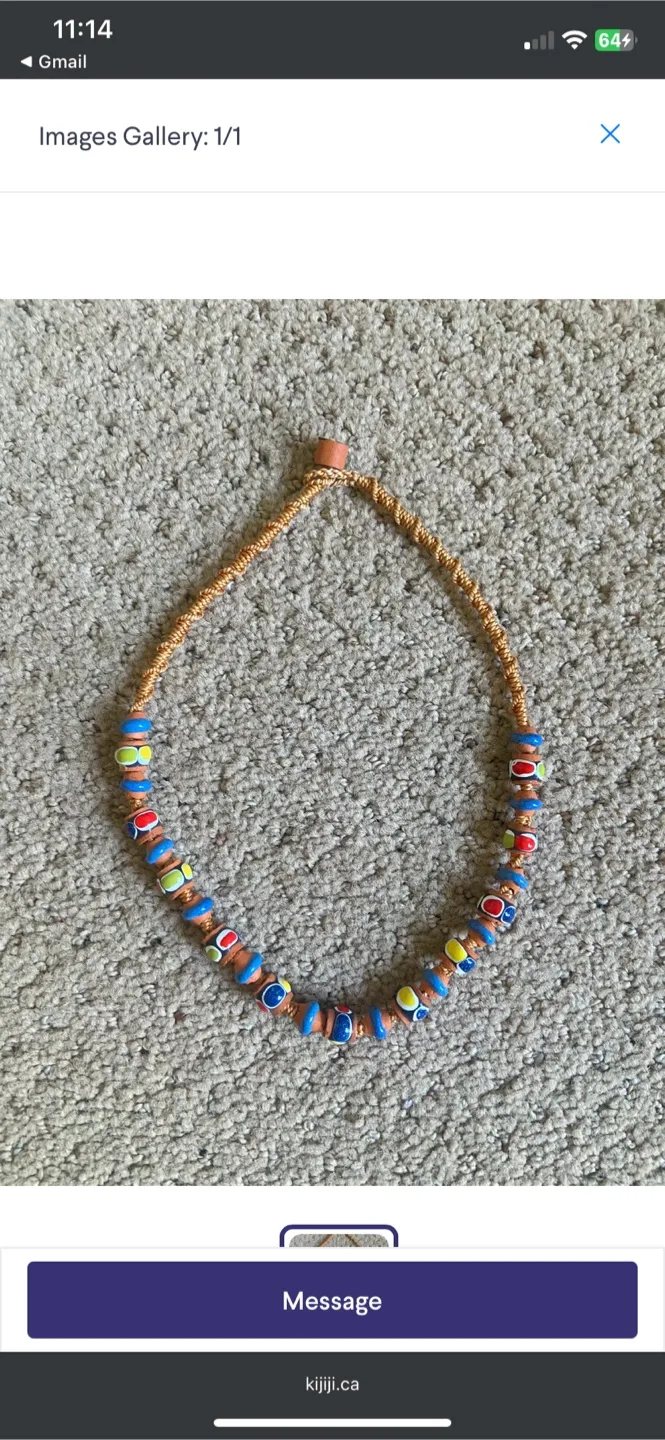 CHEAP clay tile necklace thumbnail