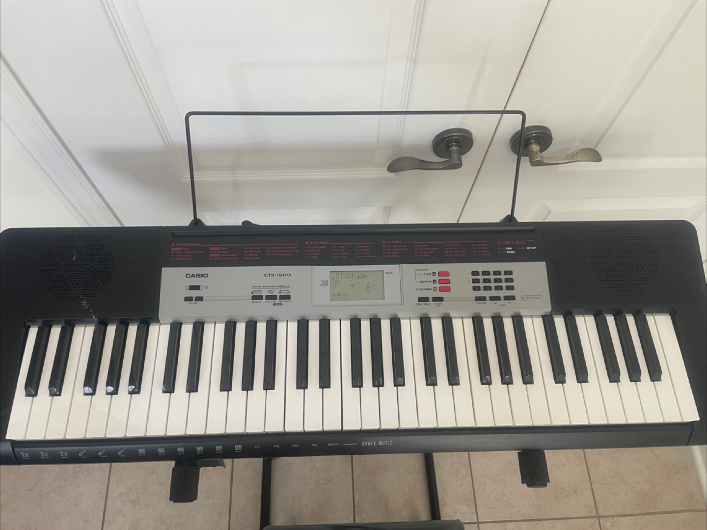Casio CTK-1500 Keyboard w/ Stand & Stool - photo 2