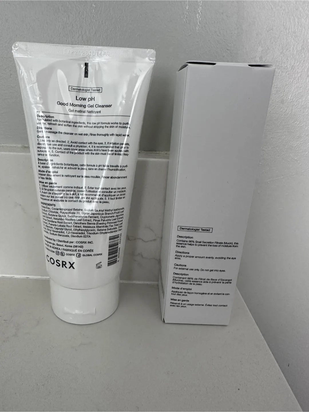 COSRX Low pH Cleanser & Snail Mucin Essence image indicator(2)
