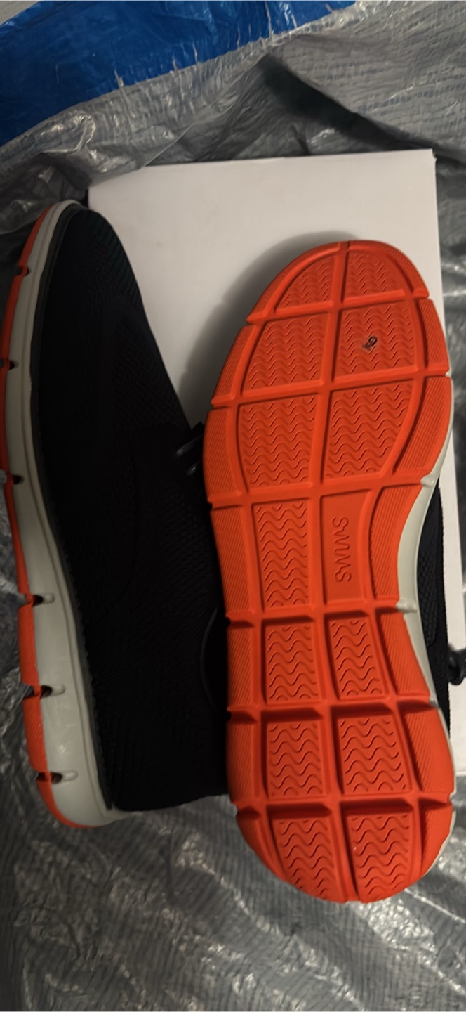 Men’s SWIMS Breeze Knit Navy/Orange, - photo 2